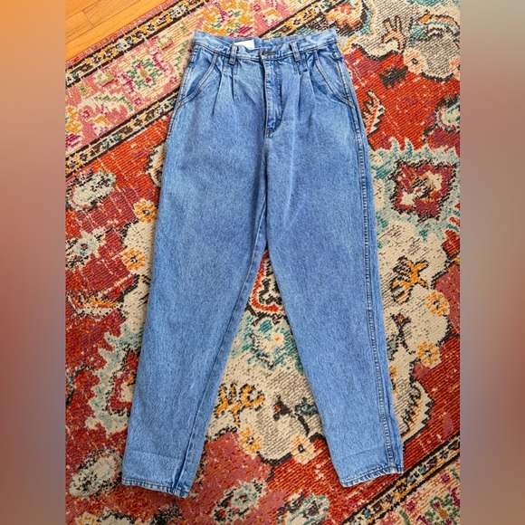 Vintage Bill Blass High-Waisted Blue Jeans - Picture 1 of 6